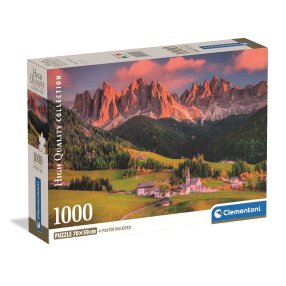 Clementoni - Puzzle 1000 Magické Dolomity