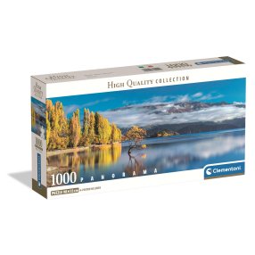 Clementoni - Puzzle 1000 Panorama Zlaté odrazy Wanaky