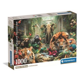 Clementoni - Puzzle 1000 Tajemná džungle