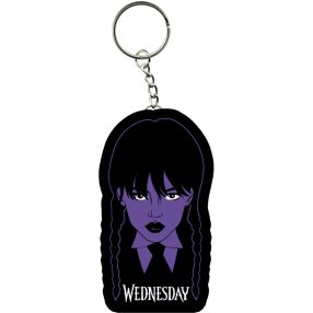 Klíčenka Wednesday hlava barevná