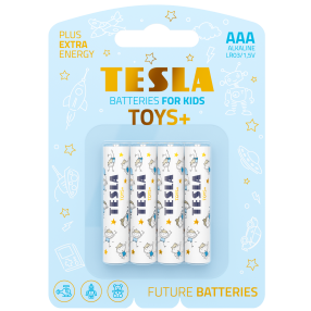 TESLA TOYS+ Alkalická baterie KLUK AAA 4ks