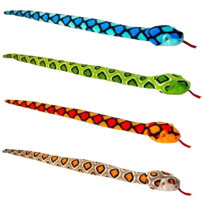 Keeleco Had, dlouhý plyšák 100 cm, 3 druhy