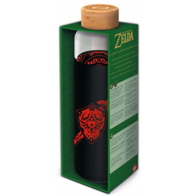 ZELDA Skleněná láhev s návlekem 585 ml
