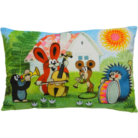 Moravská Ústředna - Polštář Krtek 45 x 30 cm, kapela