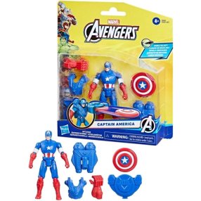 Marvel Avengers Battle gear Kapitán Amerika 10 cm