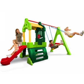 Little Tikes - Dětské hrací centrum Clubhouse natural