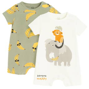 COOL CLUB - Clapecké Body krátký rukáv SET 2ks 80