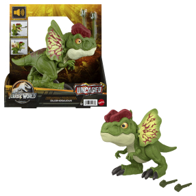 Jurský svět Vystřelující Dilophosaurus se zvuky