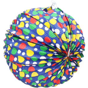 Lampion koule 30 cm, 5 vzorů