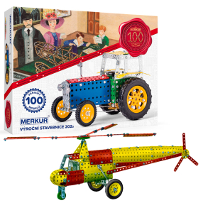MERKUR M2020 Výroční stavebnice 753 dílů, 100 modelů