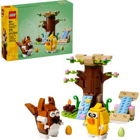 LEGO® Iconic 40709 Jarní hřiště pro zvířátka