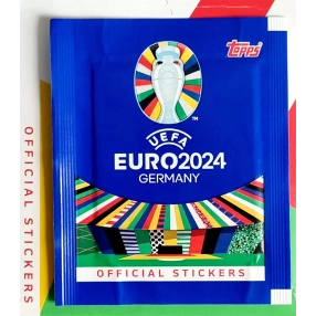 Fotbalové samolepky Topps EURO 2024 samolepky 6 ks