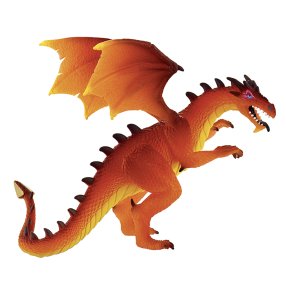 Bullyland 75573 - Drak oranžový