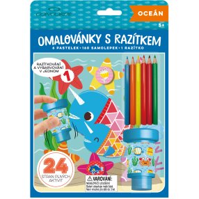 CONCORDE Omalovánky s razítkem Oceán