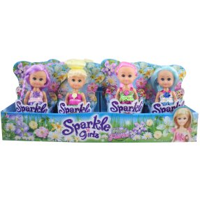 Sparkle Girlz - Víla květinová s křídly malá v kornoutku - 4 druhy