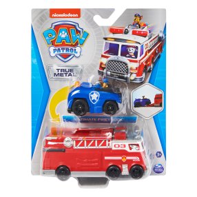 Tlapková Patrola - Hasičský vůz die-cast s autíčkem