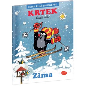 Ella&Max KRTEK a ZIMA - Kniha samolepek