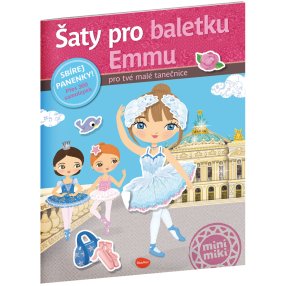 Ella&Max Šaty pro baletku EMMU – Kniha samolepek