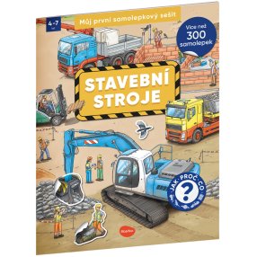 Ella&Max Můj první samolepkový sešit – STAVEBNÍ STROJE