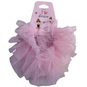 PINK Baletní gumička Tutu světle růžová