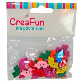 Výtvarný materiál - Dřevěné korálky auto