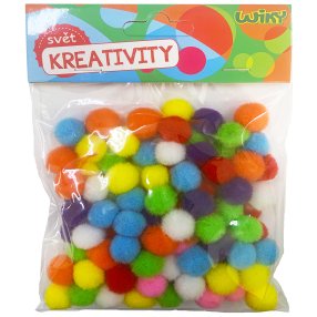 Pom pom 15mm, 100ks