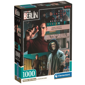 Clementoni - Puzzle 1000 La Casa de Papel Berlin - Šéf