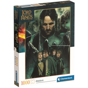 Clementoni - Puzzle 1000 Pán prstenů: Společenstvo prstenu