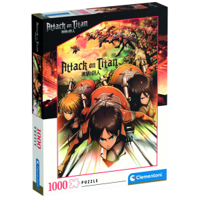 Clementoni - Puzzle 1000 Útok titánů (Attack on Titan)