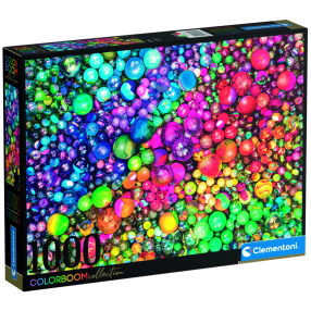 Clementoni - Puzzle 1000 ColorBoom: Marvellous Marbles
