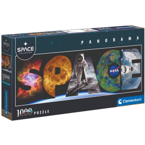 Clementoni - Puzzle Panorama 1000 Space: NASA
