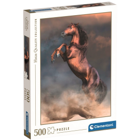 Clementoni - Puzzle 500 Velký červený hřebec