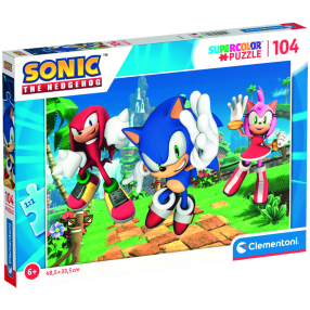 Clementoni - Puzzle 104 Sonic