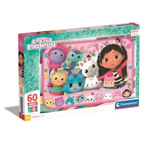 Clementoni - Puzzle 60 maxi Gábinin kouzelný domek