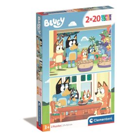 Clementoni - Puzzle 2x20 Bluey