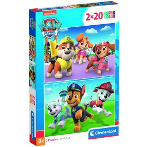 Clementoni - Puzzle 2x20 Tlapková Patrola