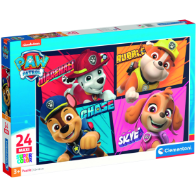 Clementoni - Puzzle Maxi 24 Tlapková Patrola
