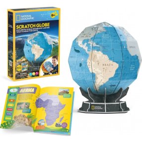 CubicFun - Puzzle 3D National Geographic Zeměkoule - 21 dílků