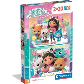 Puzzle 2x20 Gábinin kouzelný domek