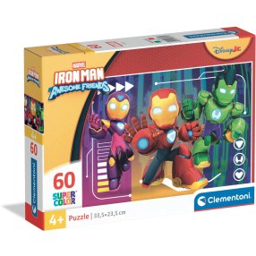 Clementoni - Puzzle Maxi 60 Iron Man