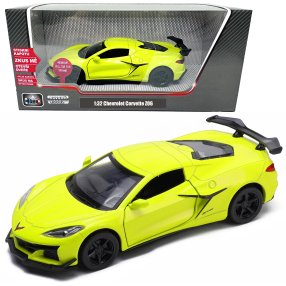Kovový model - 1:32 Chevrolet Corvette C8 Z06 se světlem a zvukem