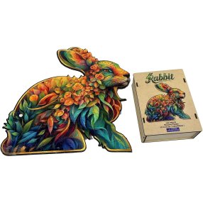 Dřevěné puzzle – Králík