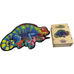 Dřevěné puzzle – Chameleon