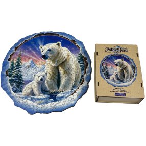 Dřevěné puzzle – Lední medvěd