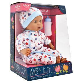 Dolls World - Miminko Baby Joy BLUE - 38 cm