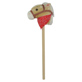 Béžový Hobby Horse 80 cm, se zvukem koně