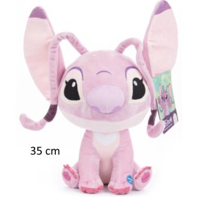 Plyšový ANGEL STITCH růžový se zvukem 35 cm