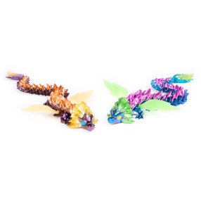 Crystalynx Velcí ohební draci 60 cm