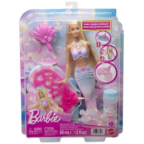Barbie Bubbletastic mořská panna s bublinkovou ploutví
