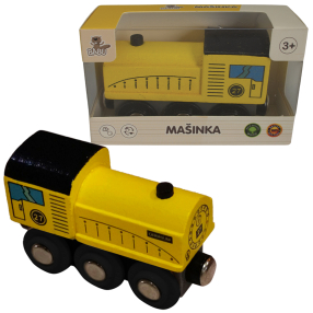 BABU vláčky - Mašinka žlutá